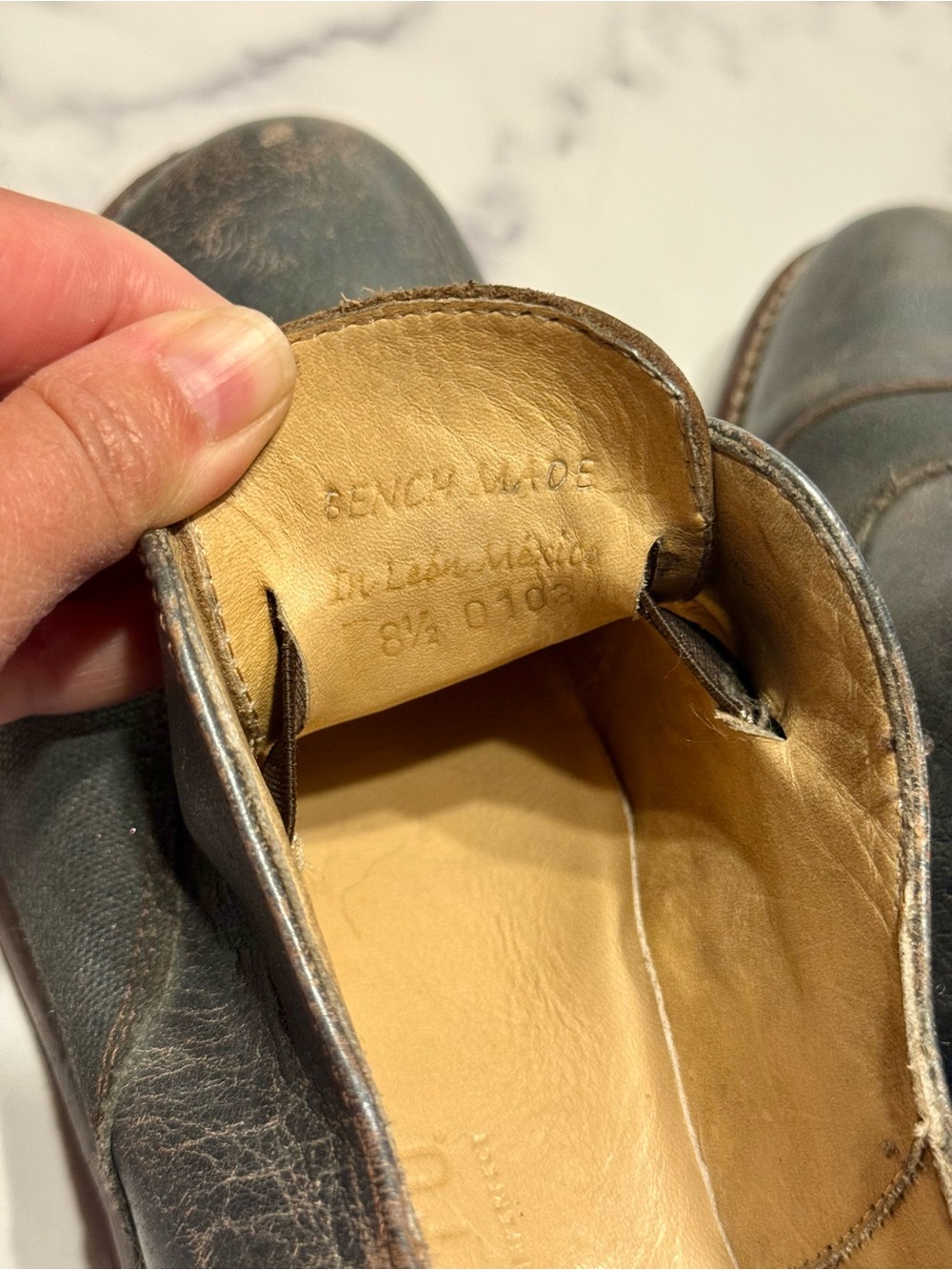 BED|STU Eden Distressed Gray Leather slip-on Loafers Cobbler Series (size 8.5) - Picture 16 of 16